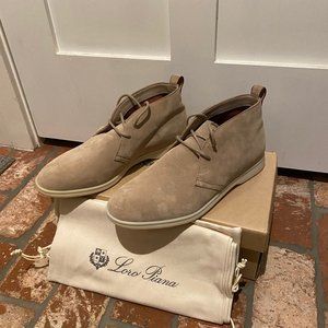 Loro Piana Sandstone Suede Chukka Boot